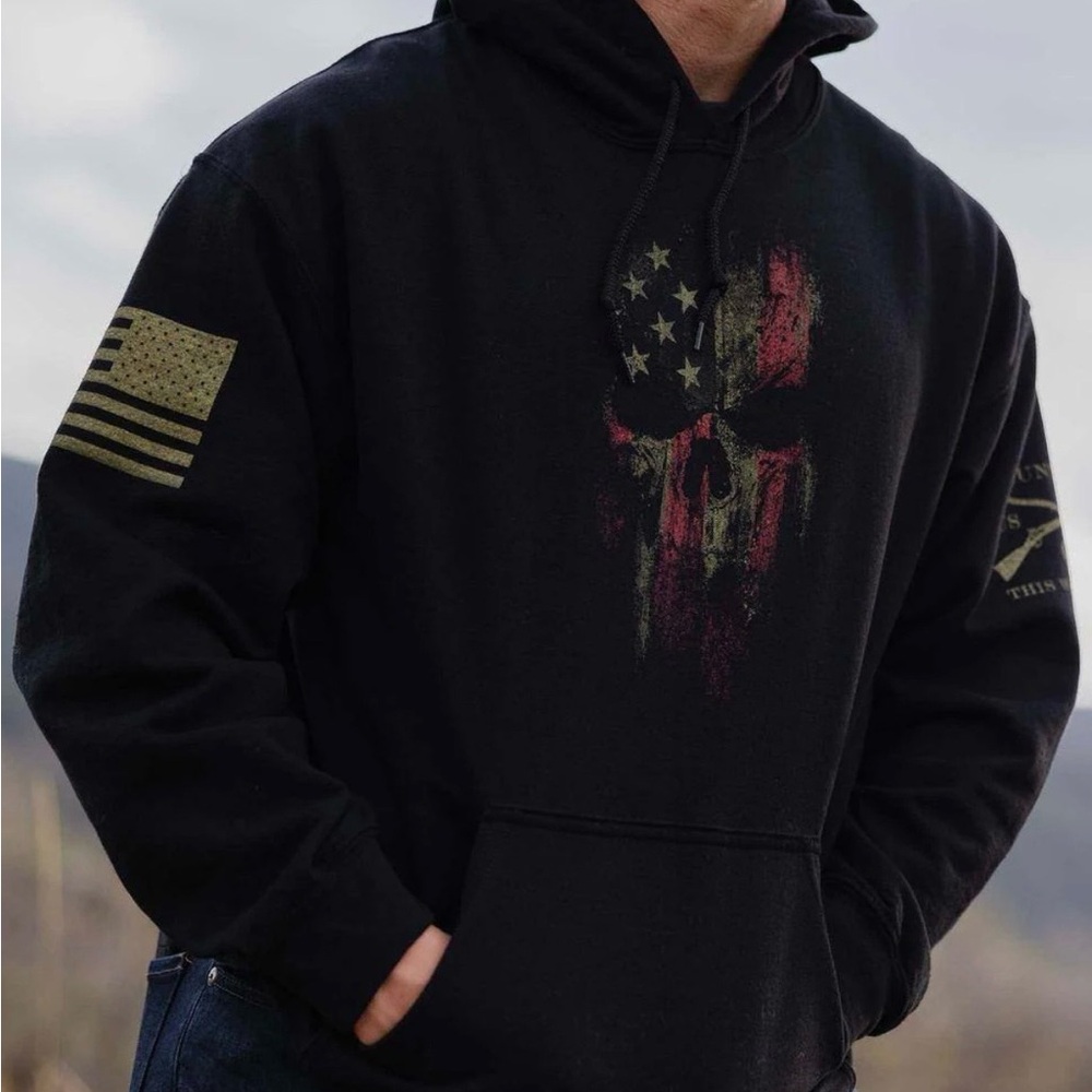 Grunt Style AMERICAN REAPER 2.0 HOODIE - Black